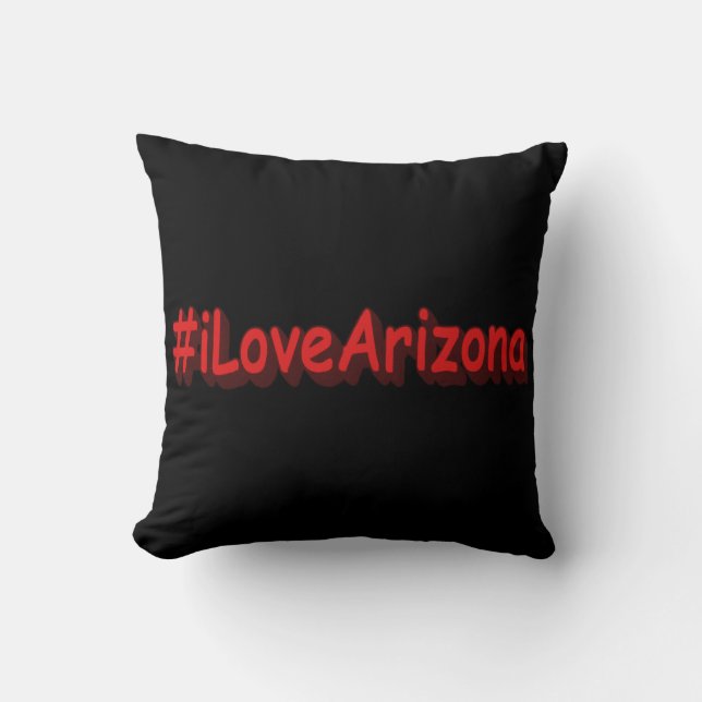 Almofada "#iLoveArizona " Design bonito. Comprar Agora (Frente)
