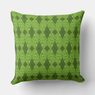 Almofada Ilustração Chintz Bohemian Micro Green