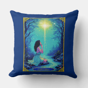 Almofada Ilustração da Placa Tarot, A Estrela