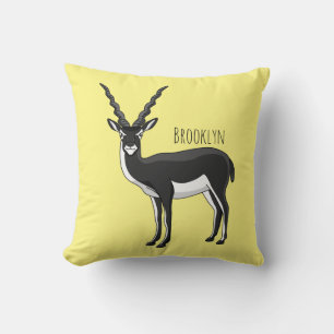 Almofada Ilustração de antílope Blackbuck