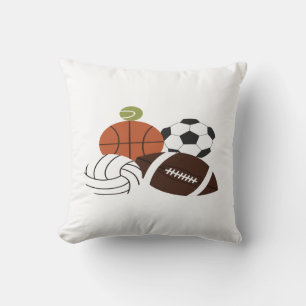 Almofada ilustração de bola esportiva