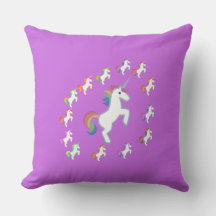 Ilustração de Círculo de Unicórnio Caprichoso Roxo