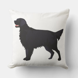 Almofada Ilustração de Criação de Cachorro de Retriever Rev