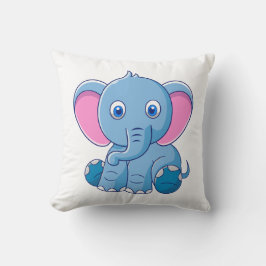 Almofada Ilustração de desenho animado de animal