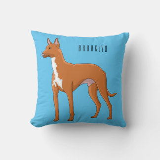 Almofada Ilustração de desenho animado de cão aficionado po