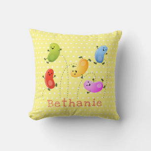 Almofada Ilustração de desenho animado de Jellybeans lind