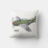 Ilustração de desenho de avião militar