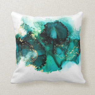 Almofada Ilustração de Design de Aquarela Moderna de Pint