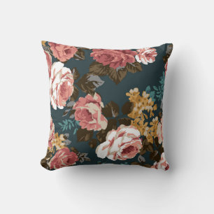 Almofada ilustração de design de flores bonitas, arte, patê