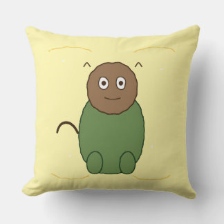 Almofada Ilustração de Personagem de Desenho Animado Monstr