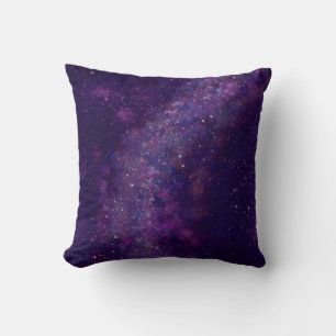 Almofada Ilustração do céu noturno de Stardust