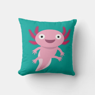 Almofada Ilustração Engraçada Axolotl