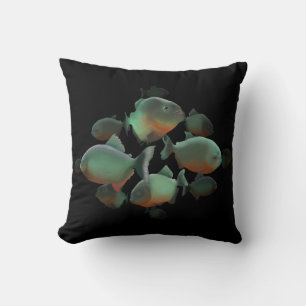 Almofada Ilustração Piranhas