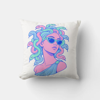 Almofada Ilustração Retro-Pop da Medusa – Óculos de Sol Pas