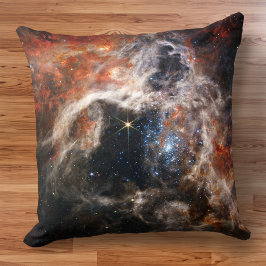 Almofada Imagem 2022 do James Webb Tarantula Nebula Hi-Res