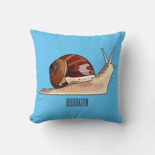 Almofada Imagem de desenho em caracol (Frente)