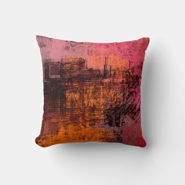 Almofada Imagem de ilustração do 2d com fundo abstrato. Ex (Frente)