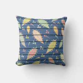 Almofada Imagem de Madeira Pintada