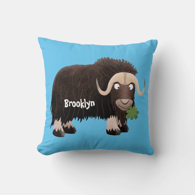 Almofada Imagem engraçada de desenho animado (Frente)