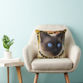 Almofada Imagem Personalizada Coração Amarelo Padrão Coraçã
