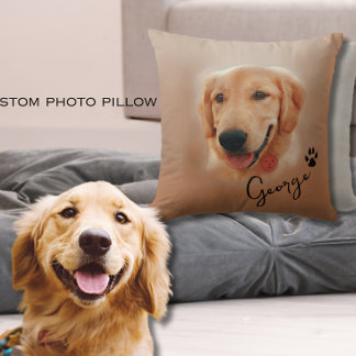 Almofada Imagem Personalizada de Cão Golden Retriever