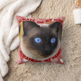 Almofada Imagem Personalizada Padrão Coração Vermelho Coraç