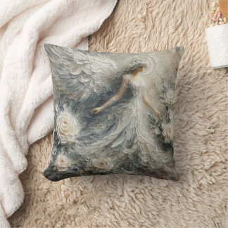 Almofada Impasto Alivio Angel Art Travesseiro decorativo