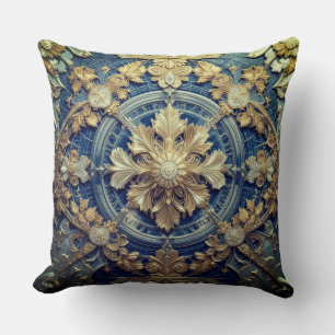 Almofada Imperial Azul 51 x 51 cm