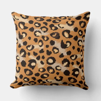 Almofada Impressão animal leopardo