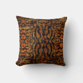 Almofada Impressão Animal Tigre Grunge Vintage Danificado