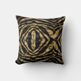 Almofada Impressão Animal Zebra Grunge Envelhecida