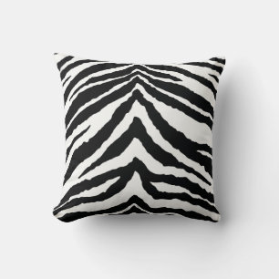 Almofada Impressão da pele da zebra