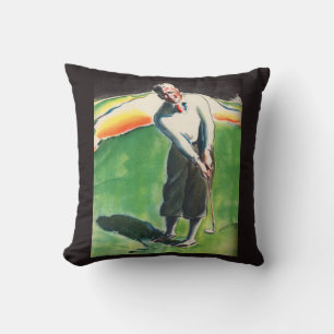 Almofada impressão de golfe de 1934