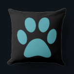 Almofada Impressão de Paw<br><div class="desc">Design de impressão de plataforma divertida para amantes de os animais!</div>