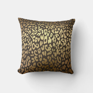 Almofada Impressão de Pele de Animal Leopardo Guepardo Mode