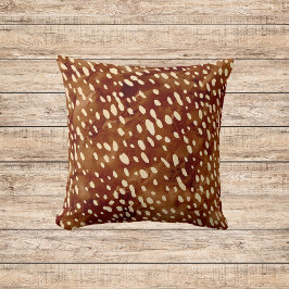 Almofada Impressão de veado de aquarela