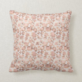 Almofada Impressão do Leopardo de Glama Rosa