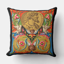 impressão do século 15 César pássaros flores etc