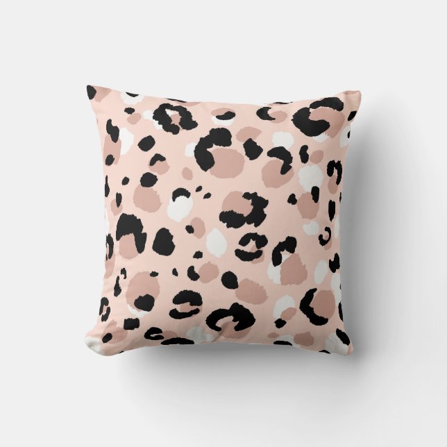 Almofada Impressão em animais-leopardo Abstrato moderno (Frente)