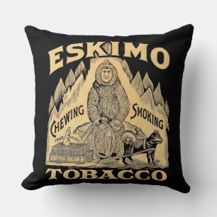 Almofada Impressão Eskimo do tabaco