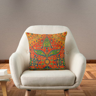 Almofada Impressão Floral Persa Decorativo