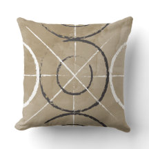 Impressão geométrico pintado do círculo