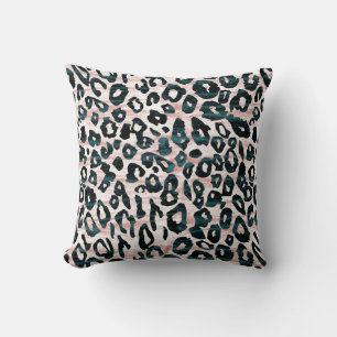 Almofada Impressão Glam do leopardo