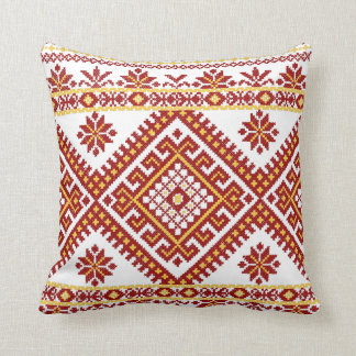 Almofada Impressão transversal ucraniano do ponto do