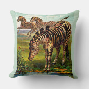 Almofada impressão zebras 1900