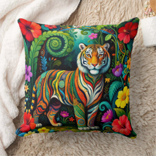 Almofada Impressionante Fada Animal Tigre