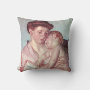 Almofada Impressionismo Vintage, Bebê Sonolento de Mary Cas