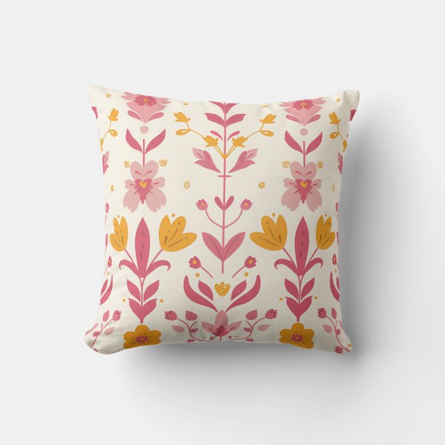 Almofada Impressora Floral Whimsical (Frente)
