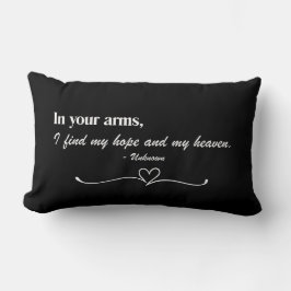 Almofada "In Your Arms" Script Love