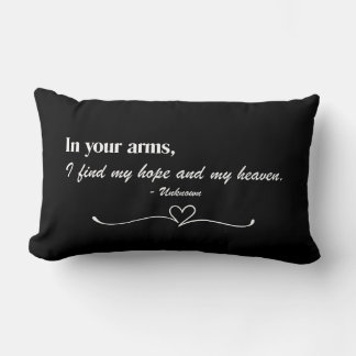 Almofada "In Your Arms" Script Love